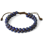 Bracelet wrap "Sincérité" en lapis-lazuli